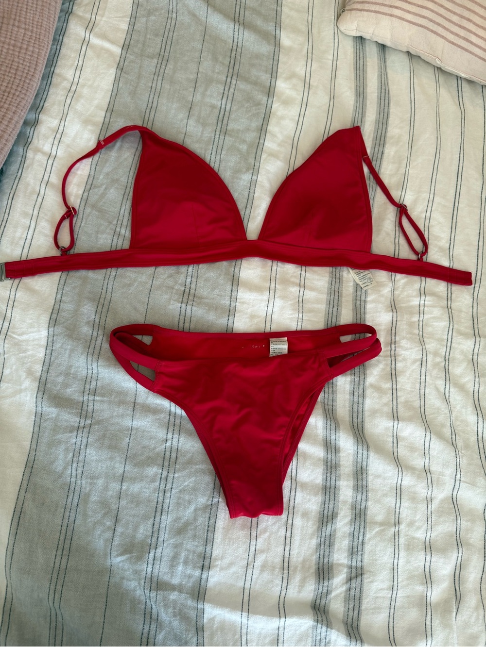 Abercrombie & Fitch Red Women's Bikini Set